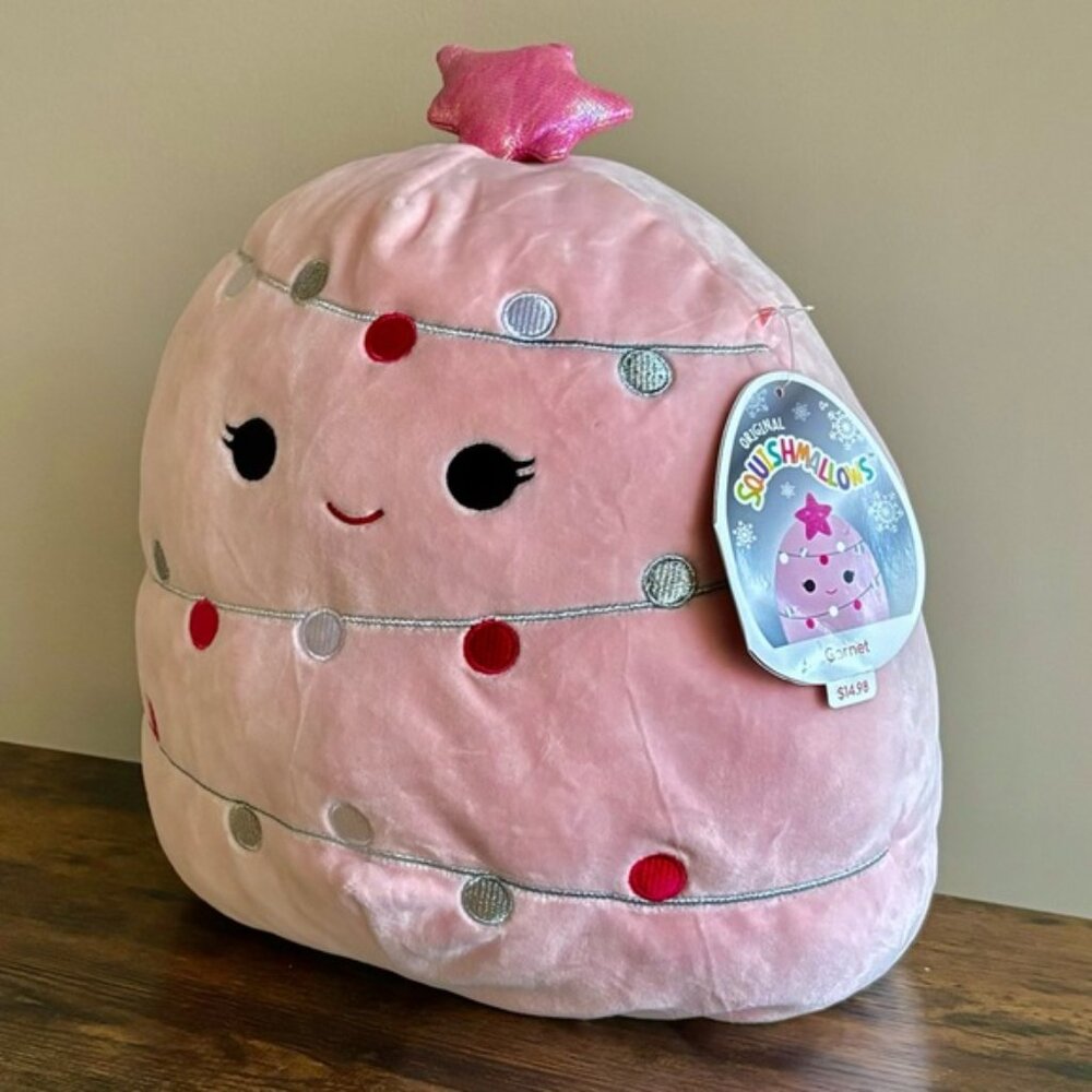 •SOLD•|Squishmallows| Garnet the 12” Pink XMas Tree - Picture 4 of 5